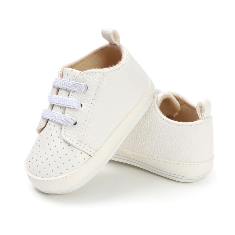 Zapatos informales de PU para bebé, zapatos para primeros pasos, de cuero Pu