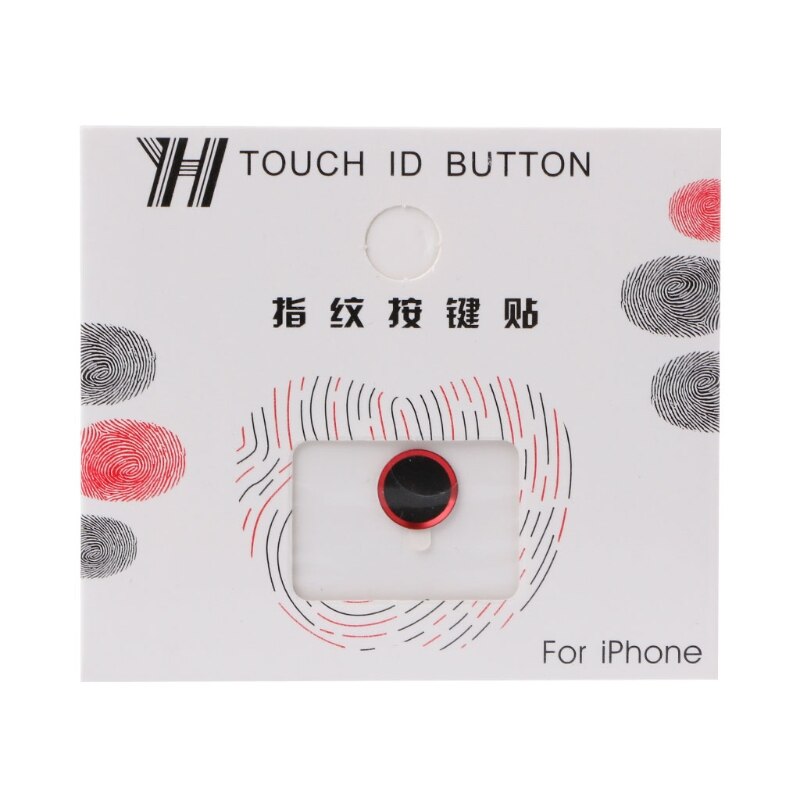 Universele Home Knop Vingerafdruk Touch Id Sticker Voor Iphone 8 7 6 5 Ipad Air 2 3 4: Zilver