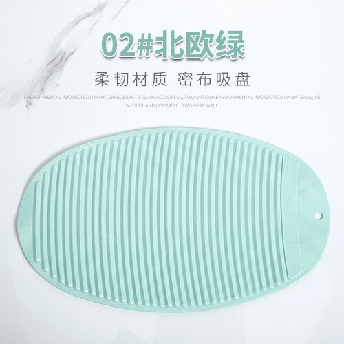 casa lavatoio piccolo lavatoio nuovo mini non-scontrino lavanderia stuoia morbido gomma mano presa Foldable lavanderia tavola: nordico verde