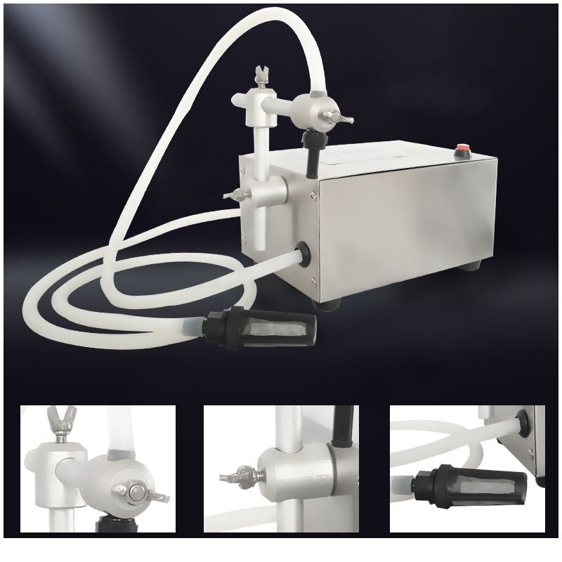 Automatic Small Filling Machine CNC Liquid Quantitative Filling Machine Beverage Liquor Washing Powder Mineral Water Milk