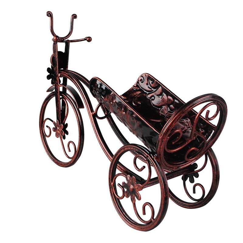 Wijnfleshouders of aan de muur gemonteerde wijnrekken dispenser wijnbar optische metalen fietsen