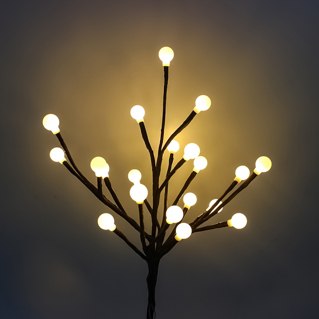 LED Solar Power Tree Light Garden Outdoor Yard Lawn Landscape Lamp Decor #20190321