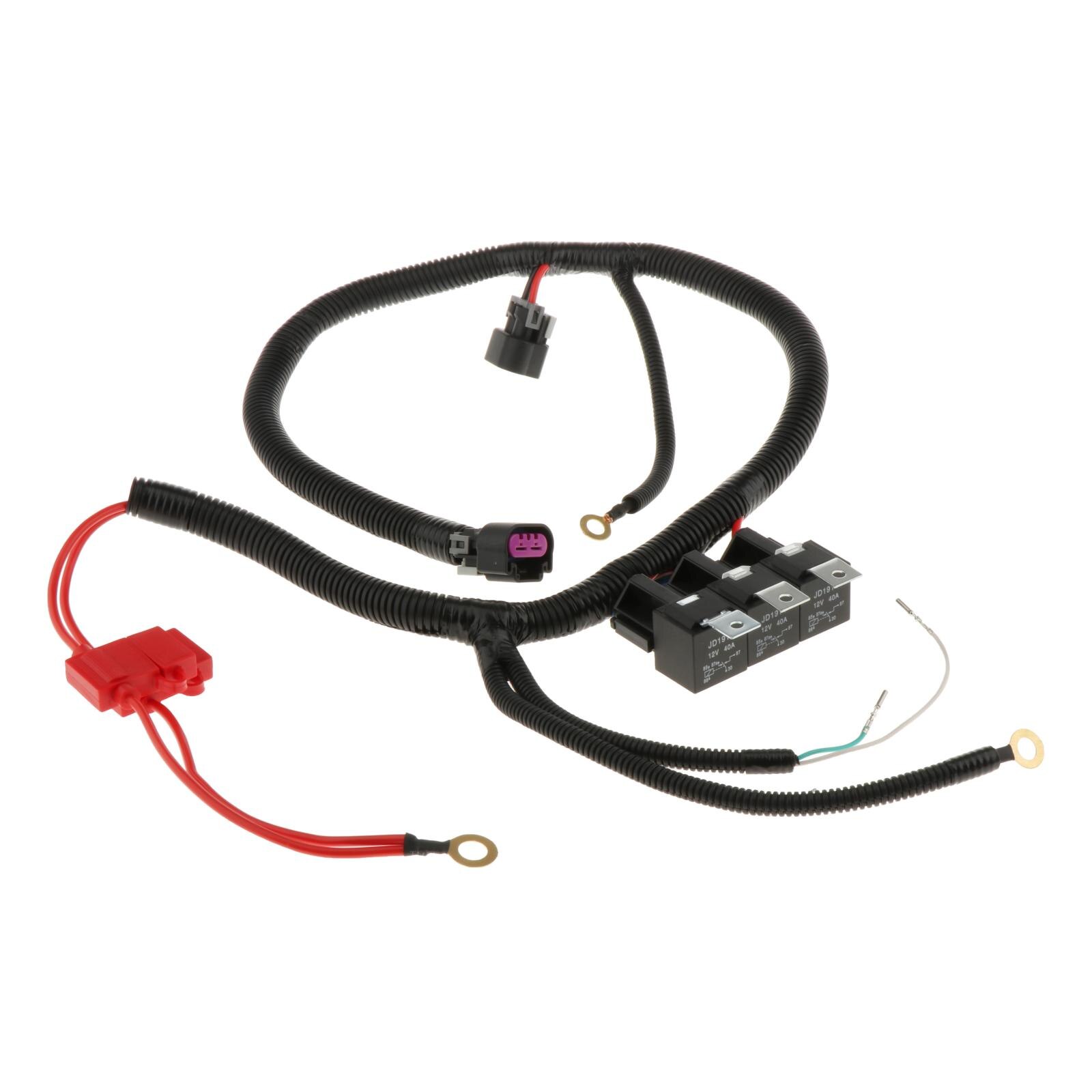 Dual Elektrische Ventilator Upgrade Kabelboom Vervanging Past Voor 1999-2006 Ecu Controle