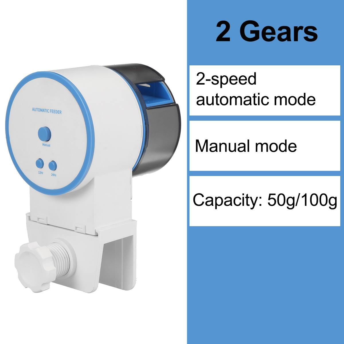 Adjustable Automatic Aquarium Timer Auto Fish Feeders Pond Food Feeder Feeding with LCD Aquarium Tank Automatic Fish Feeder