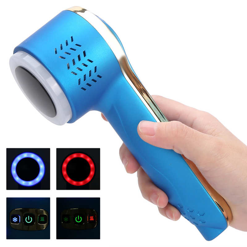 5-55 Graden Koud Gezicht Hamer Led Rood Blauw Licht Gezicht Huidverjonging Whitening Hydraterende Gezichtsverzorging Beauty machine