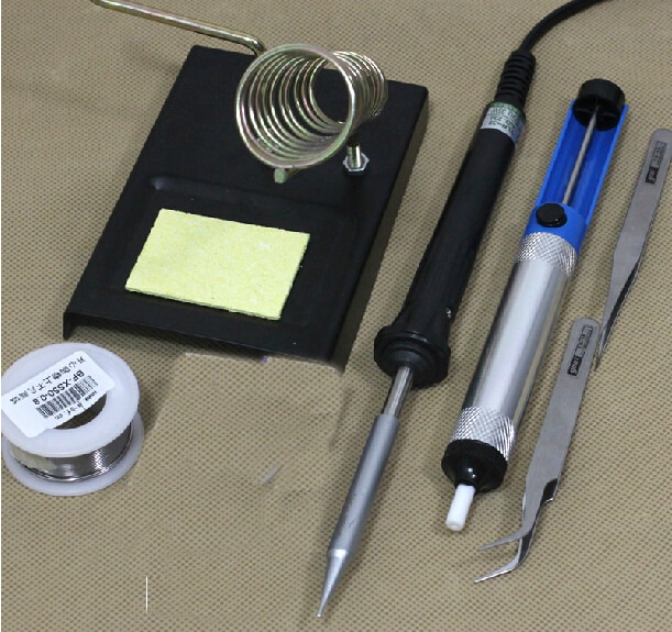 50 Watt Elektrische Soldeerbout Soldeer Tool Kits Met Eu Plug Soldeer Tool Kit Tin Extrator Natuurkunde Gereedschap