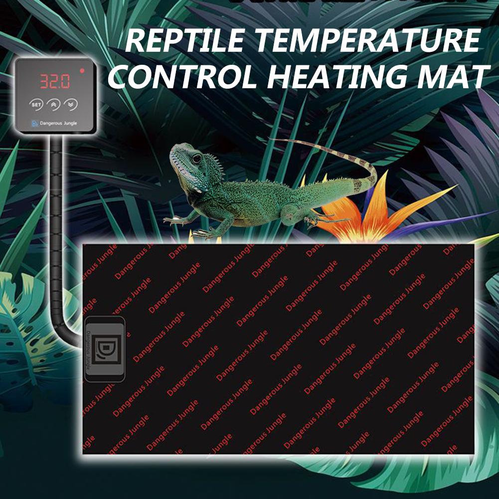Kæledyrs krybdyr opvarmning varm pad temperatur kontrol varmemåtte pet hamster opvarmning pad opvarmning varm mått kæledyr værktøj 23/46/86/130/163w