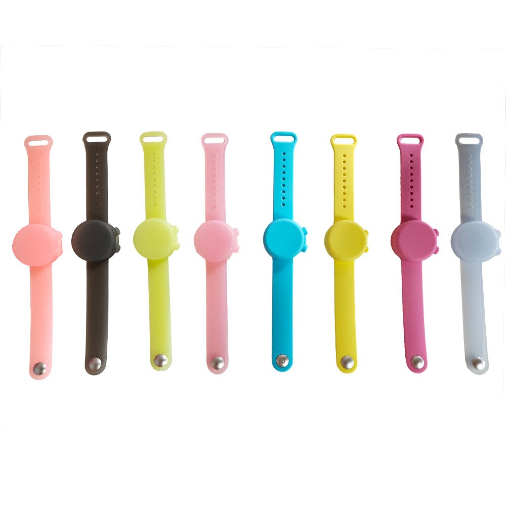Pulsera de silicona desinfectante, pulsera desinfectante portátil para exteriores,