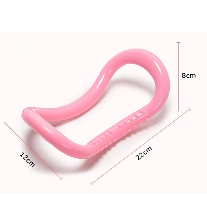 2 stykker yoga pilates ring smuk tynd ryg åben skulder fitness udstyr yoga stretch ring