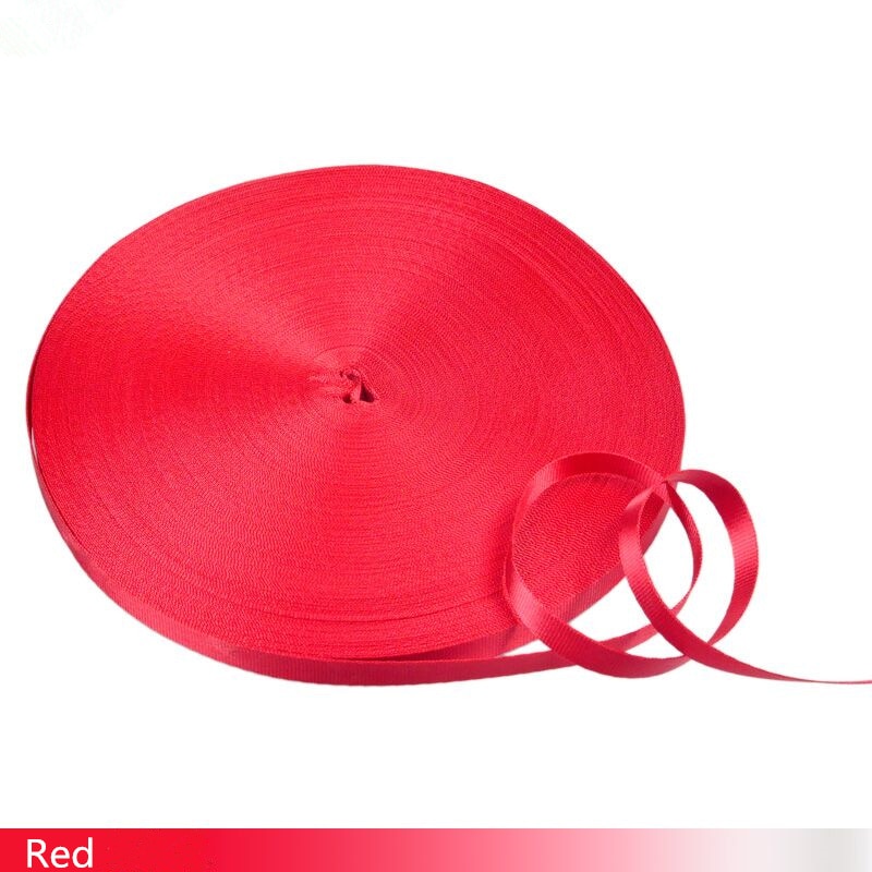 50Yards 3/8''(10mm) Colorful Strap Nylon Webbing plain weave Knapsack Strapping Sewing Bag Belt Accessories
