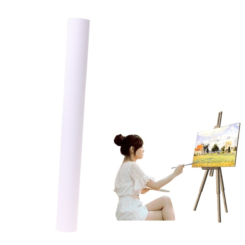 10m Qualità di Disegno Rotolo di Carta Bianca Per Bambini Art Schizzo Pittura della Vernice Bordo