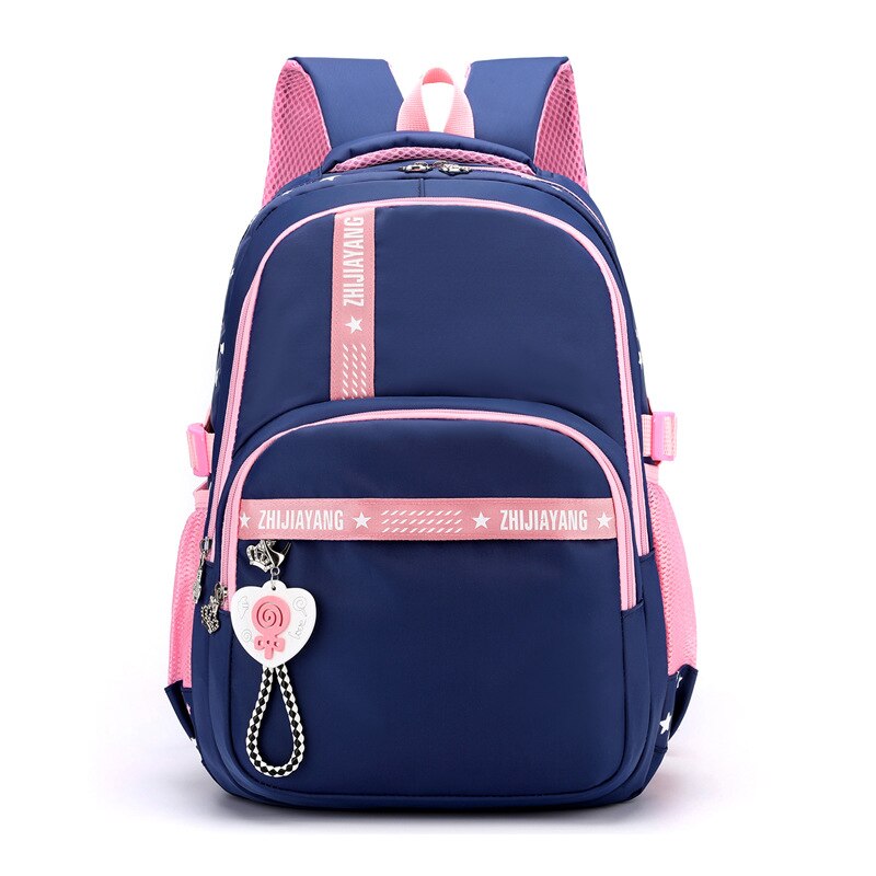 grand cartable pour enfants mignon étudiant école sac à dos étanche sac à dos école primaire livre sacs pour adolescentes Mochilas: blue