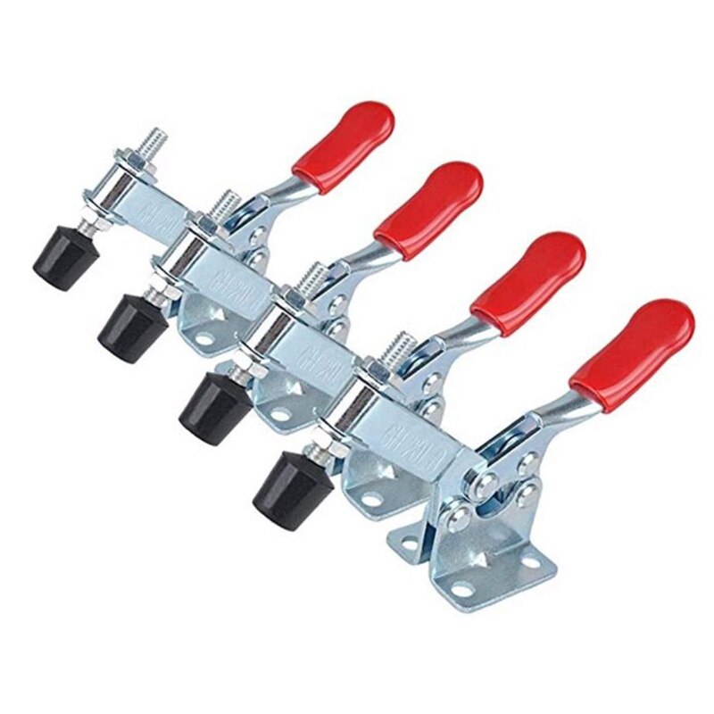 Hand Tool Toggle Latch Clamp,Horizontal Clamp Horizontal Quick Release Toggle Clamp (6 PCS 201B)