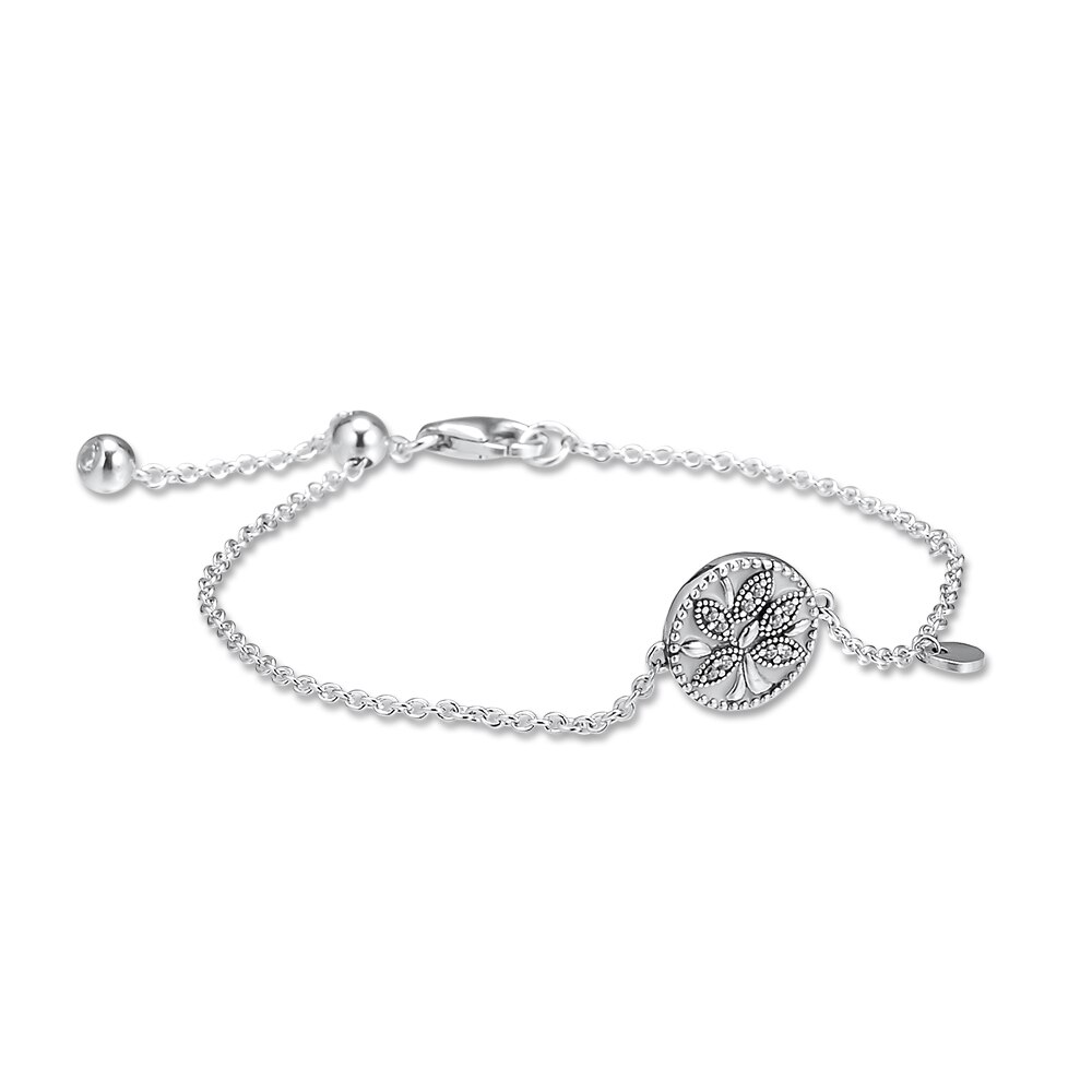 Albero della Vita Braccialetto Autentico Argento 925 Bracciali per Il FAI DA TE Donna Braccialetti di Modo per Monili Che Fanno