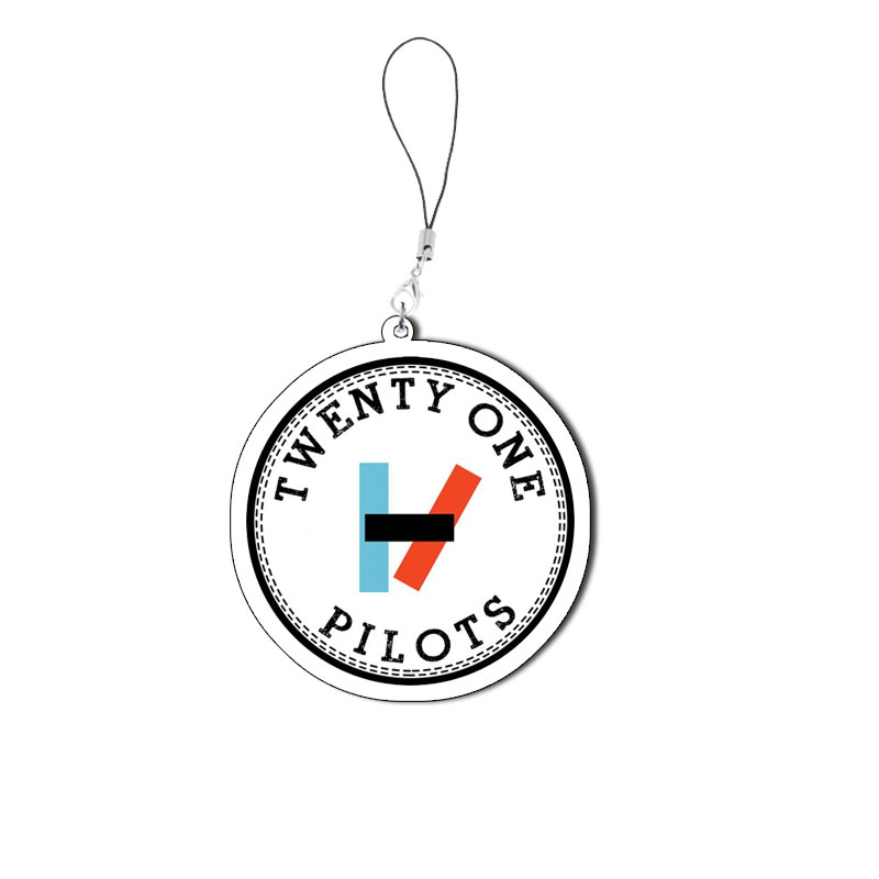 Twenty One Pilots Keychain Mobile Phone Chain Acrylic Twenty One Pilots Key Ring Pendant Accessories Jewelry Fans ﻿: GRAY