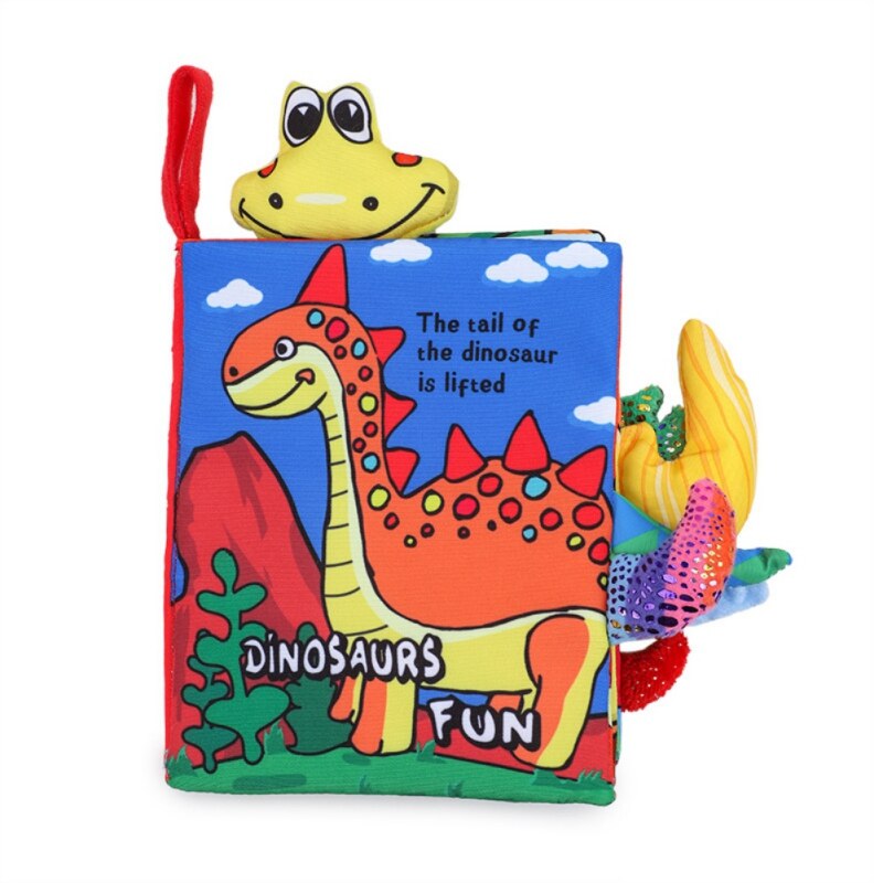Giocattolo molare massaggiagengive per bambini libri educativi per bambini miglior regalo per bambini codice di animali libro di stoffa giocattolo puzzle per neonati: D