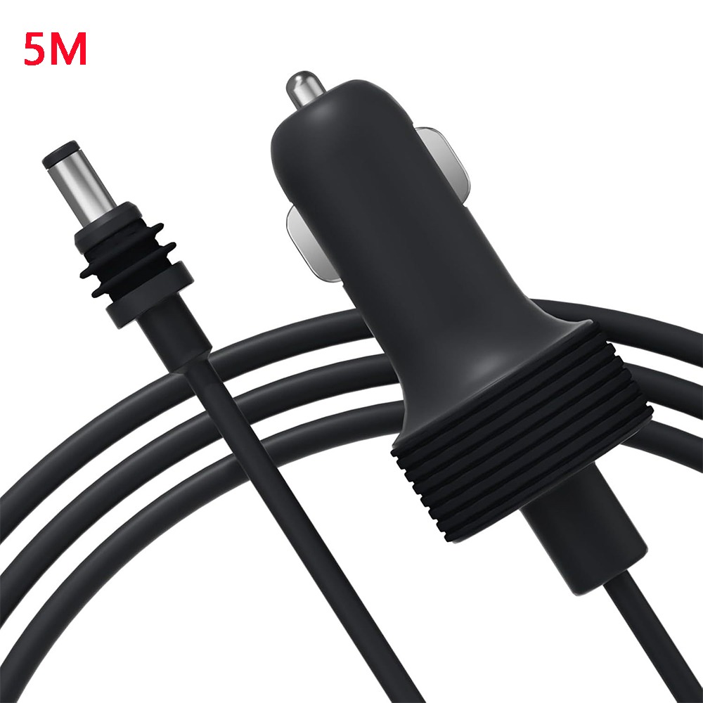 12v-24v adapter billaderkabel 3/5m dc-strøm dc-bilstrømkabel slitesterk vanntett bilstrømledning for starlink: Brun