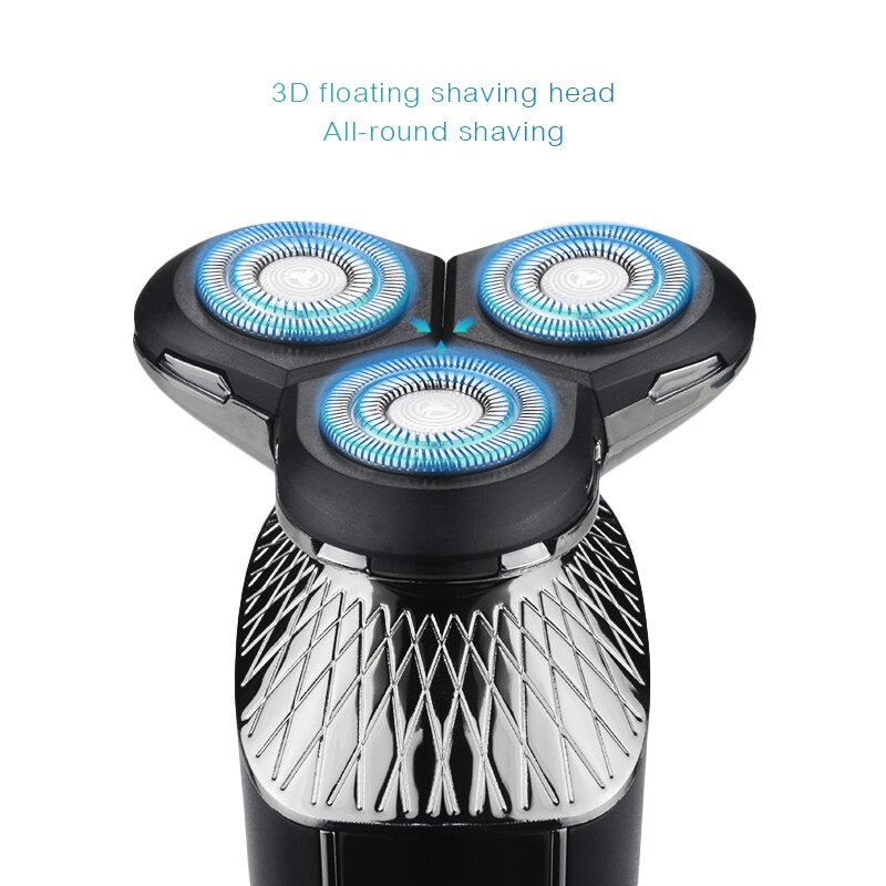 Elektrisch Scheerapparaat Mannen Scheerapparaat Baard Trimmer Scheerapparaat Voor Mannen Triple Blade Draagbare Baard Trimmer Snijmachine Voor Bakkebaarden F35