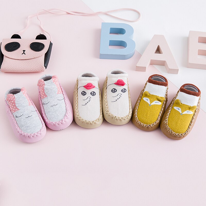 Zeven & Mami Lente Zachte Bodem Cartoon Floor Sokken Antislip Peuter Meisje Jongen Schoenen Floor Sokken Kinderen Kids indoor Leren Zool