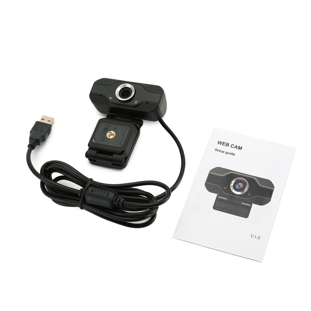 PC webcam 1080P Full HD webcam 1920x1080 resolution Plug and play Auto focus Automatic light correction