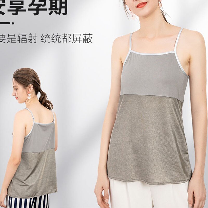 Pregnant Women Radiation Protection Service Strap Apron Radiation Protection Maternity Clothes 360-degree Silver Fiber Sling