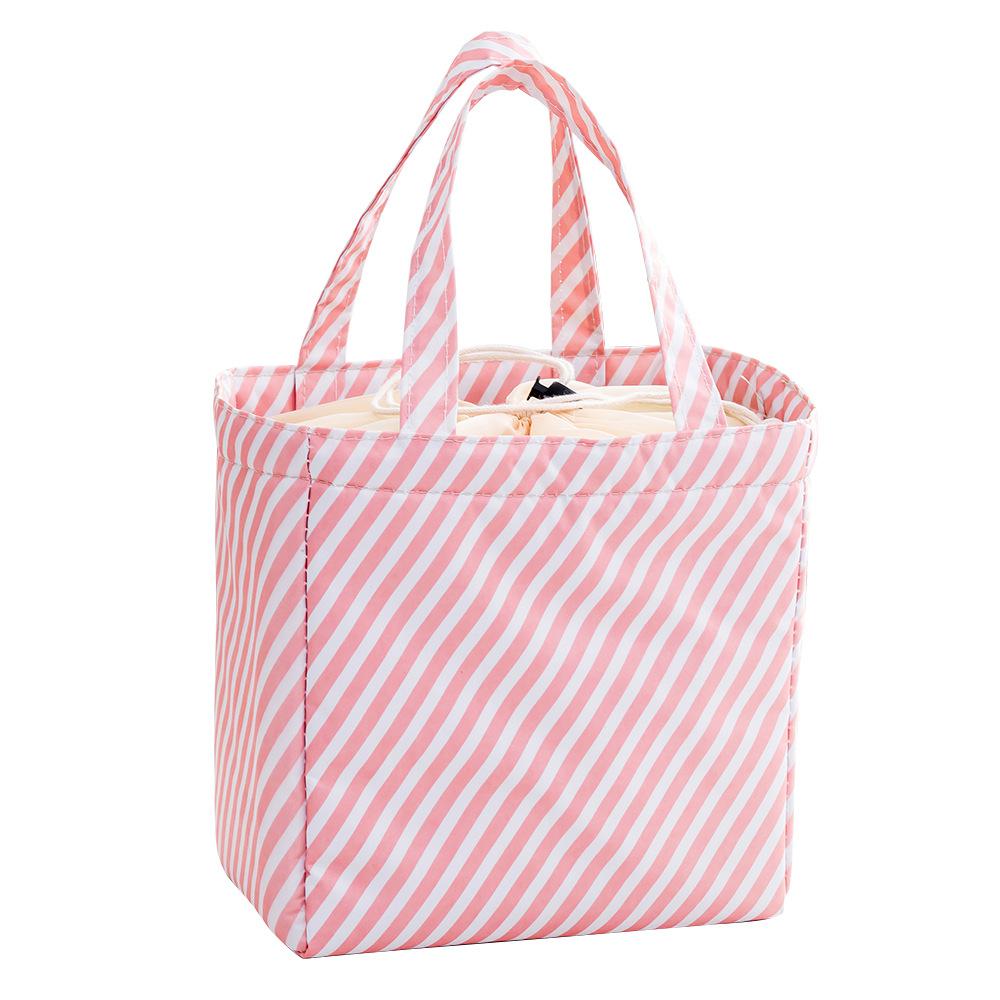 FlamingoThermal Insulated Lunch Bag Waterproof Food Picnic Lunch Box Bag For Women Cute Cuctascaixa termica cooler para praia: Pink