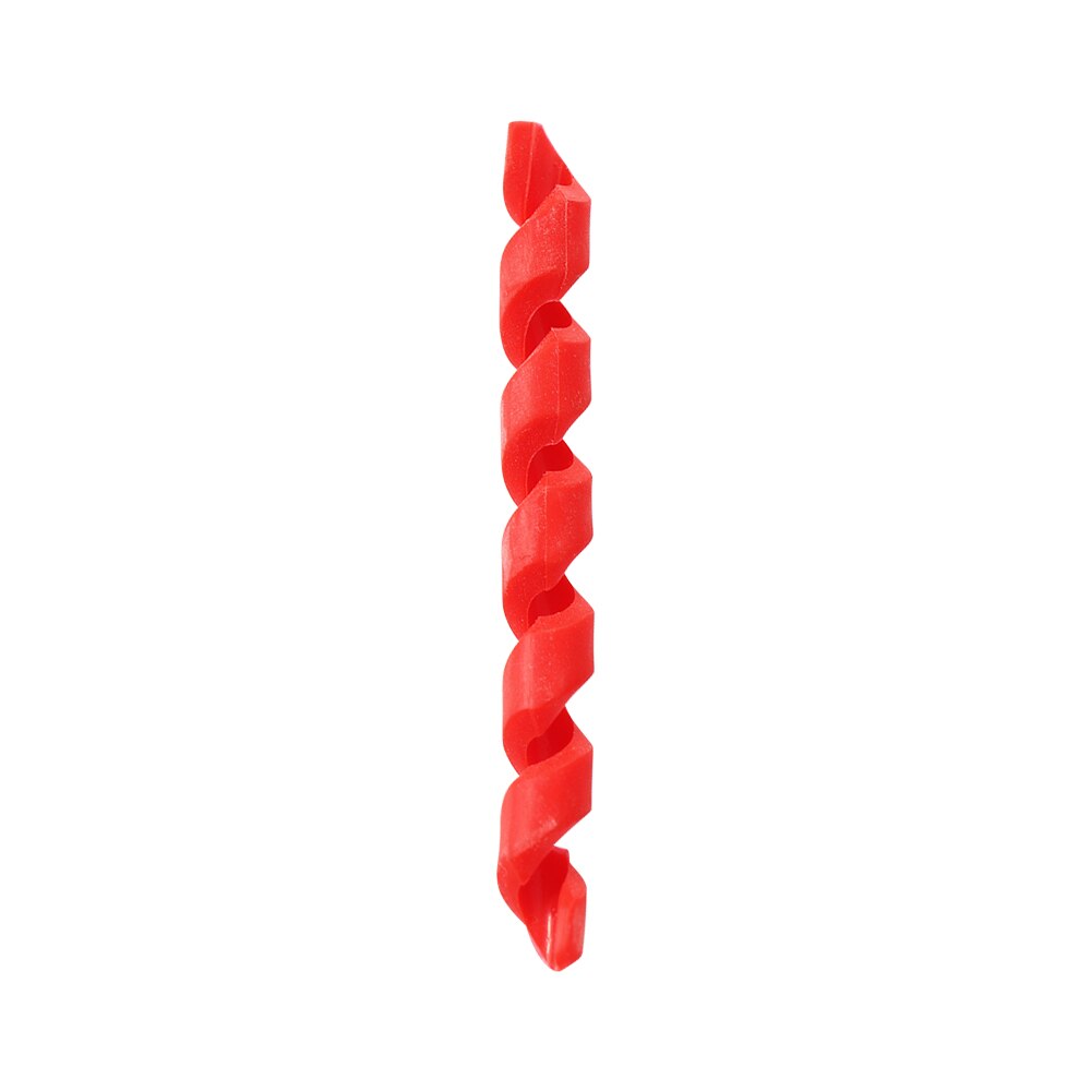 1Pcs Bicycle Brake Cable Protectors Anti-friction Housing Rubber Protector Bicycle Frame Cycling Wrap Guard Tubes: Red