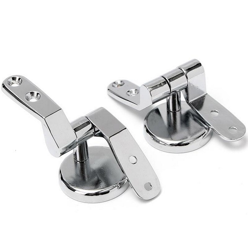 Universele Verstelbare Vervanging Toiletbril Scharnier Set Toilet Seat Cover Scharnier Fittingen Wc Accessoires Voor Hotel