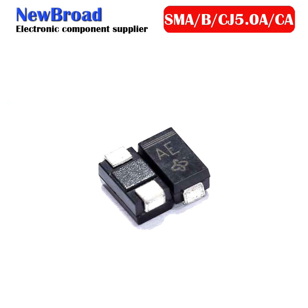 10PCS SMD TVS Diode unidirezionale SMAJ5.0A AE SMBJ5.0A KE SMCJ5.0A GDE bidirezionale SMAJ5.0CA WE SMBJ5.0CA KE SMCJ5.0CA GDE