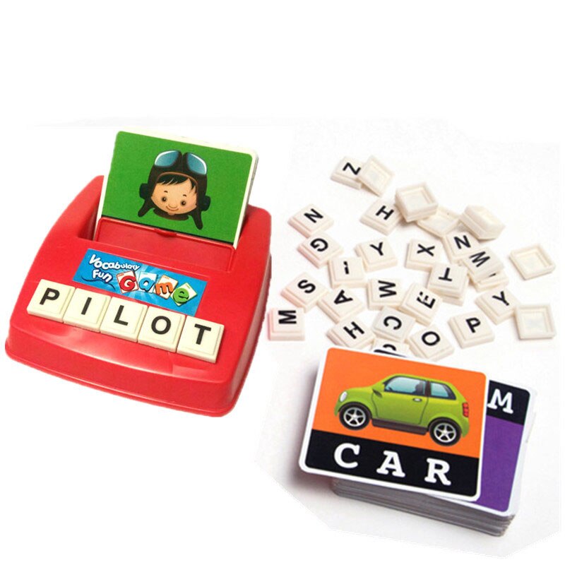 Alphabet Letters Card Literacy Fun Game Learn USA English Language ABC Children Educational Toys KID toys