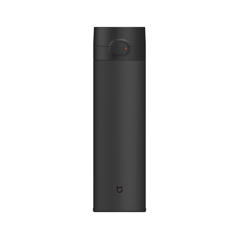 Xiaomi vesikuppi 2 sukupolven 480ml termospullo pitää lämpimänä/kylmä kuppi matka kannettava 316l ruostumaton teräs lukko yhdellä kädellä auki: Musta