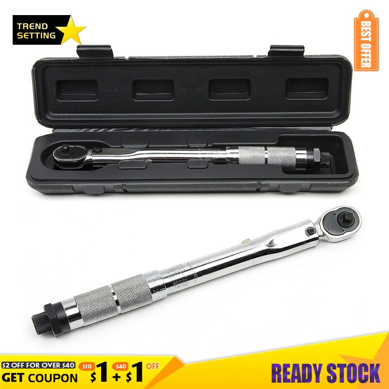 LAMEZIA 1/4 3/8 1/2 la clé dynamométrique conduit 5-210 Nm bidirectionnel à précis mécanisme clé outil à main