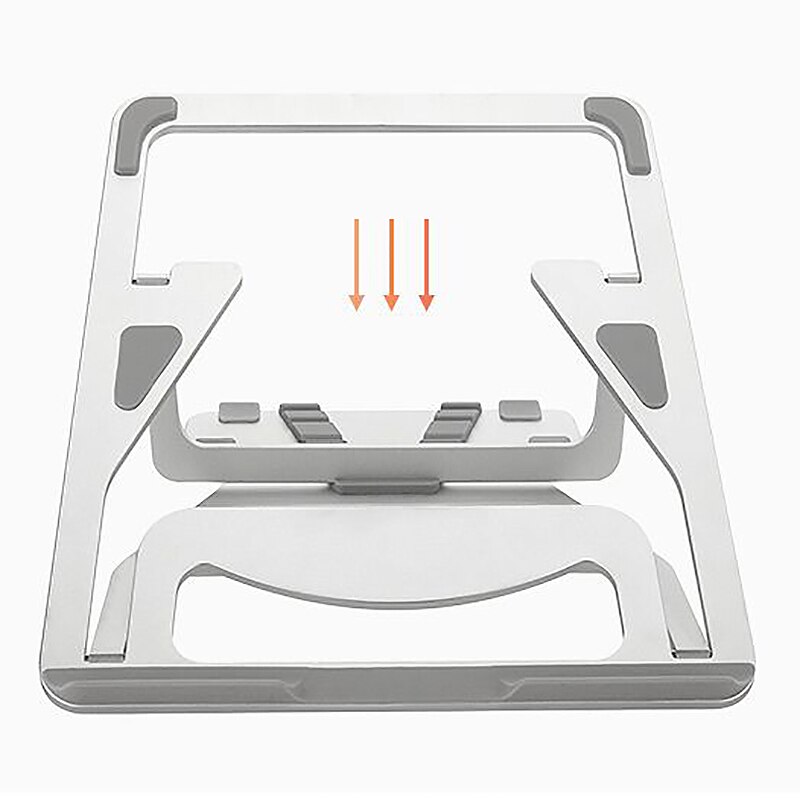 Monitor Stand with a Ventilated Metal Platform Laptop Stand Height Adjustable Portable Ergonomic Laptop Stand