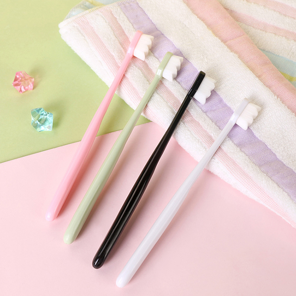 4pcs Pro Super Soft Toothbrush Nano Toothbrush Tooth Brush Whitening Adults Portable Travel Toothbrush With Box Oral Care Tool