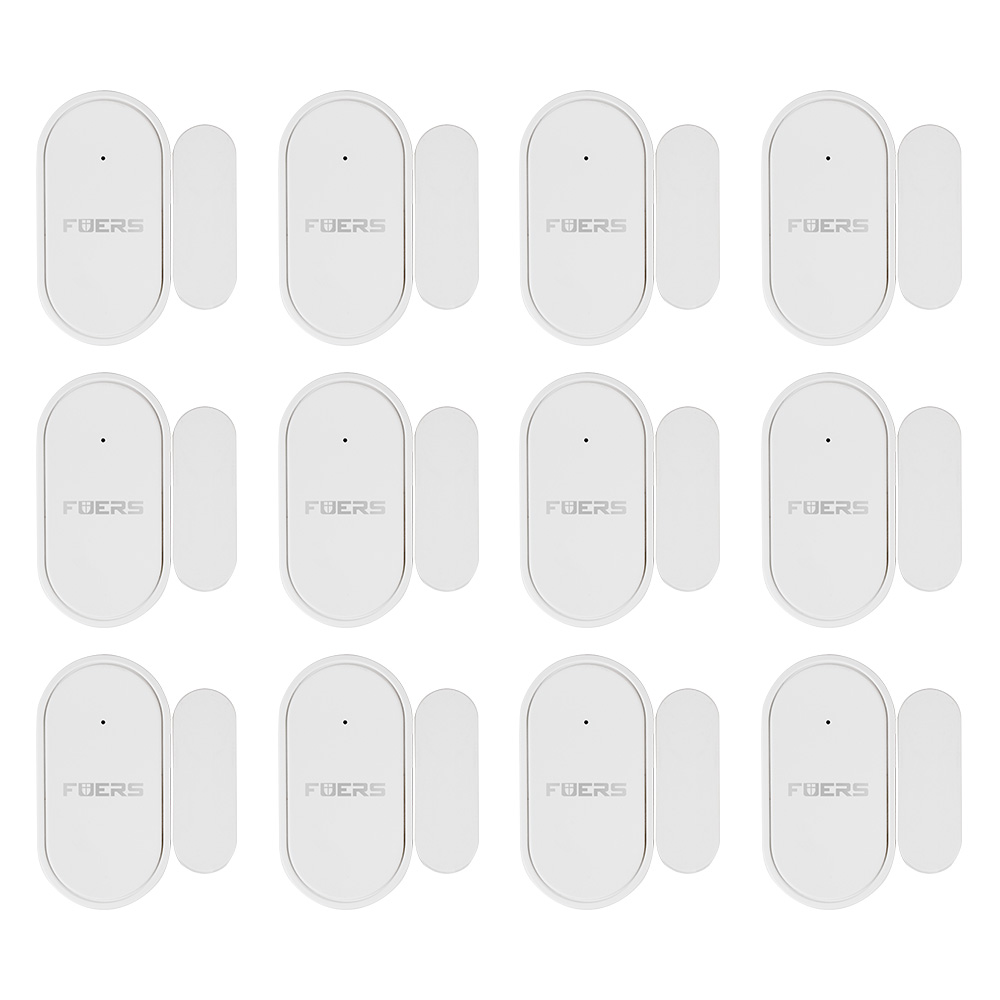 Fuers 433mhz Wireless Alarm Door Sensor Mini Door Sensor Open Close Detector Magnetic Switch For G95 G34 G60 Alarm System