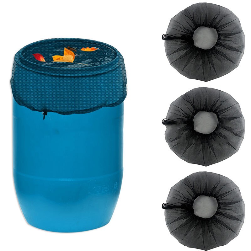 Regenemmer netto omslag emmer insectenbestendig netto hoes watertank schermbescherming hoes regenemmer filter beschermnet