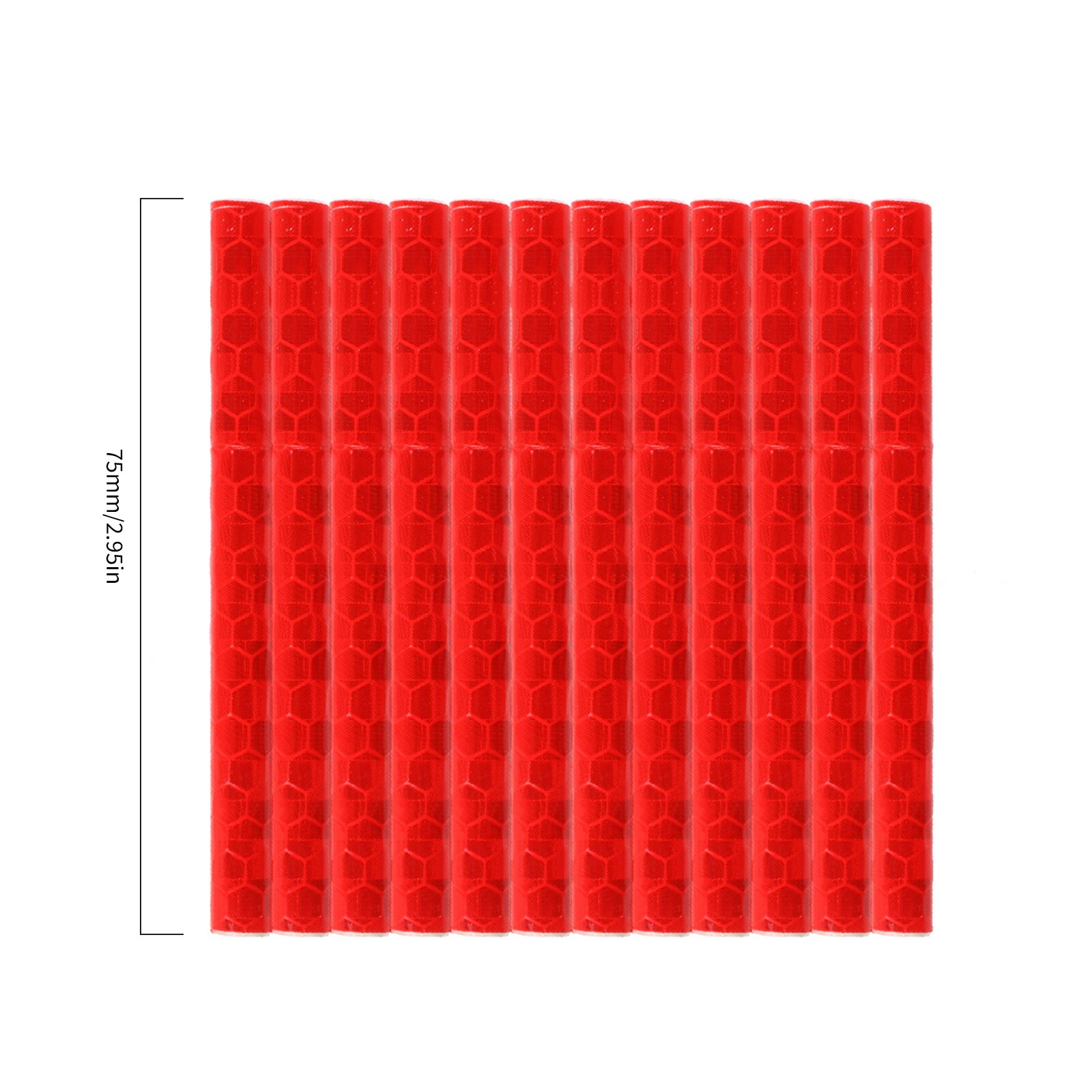 Road Bike Warning Spoke Safety Reflector light MTB Bicycle Wheel Rim Reflective Clip reflector light Cycling Accessories: 12pcs red