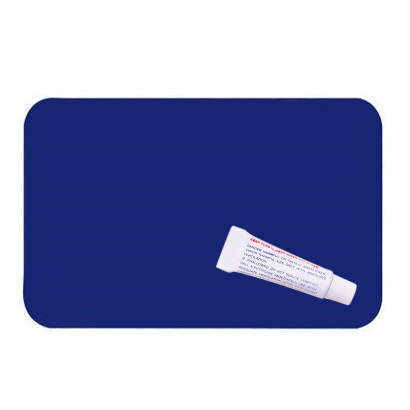 200*130mm Inflatable Plastic Boat Kayak Special PVC Repair Patch Kit Waterproof Patch Glue Rib Canoe Dinghy Air Bed with glue: BL