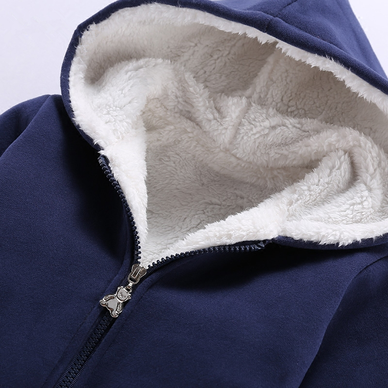 kids boys girls warm jacket hooded jacket plus velvet children's cotton coat autumn winter outwear infantil baby boy Clothing