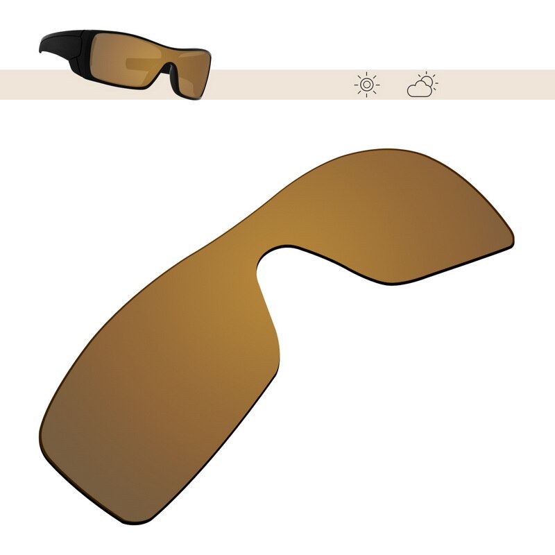 Glintbay – lentilles de lunettes de soleil polarisées de remplacement, pour Oakley Batwolf, plusieurs Options: Bronze Gold