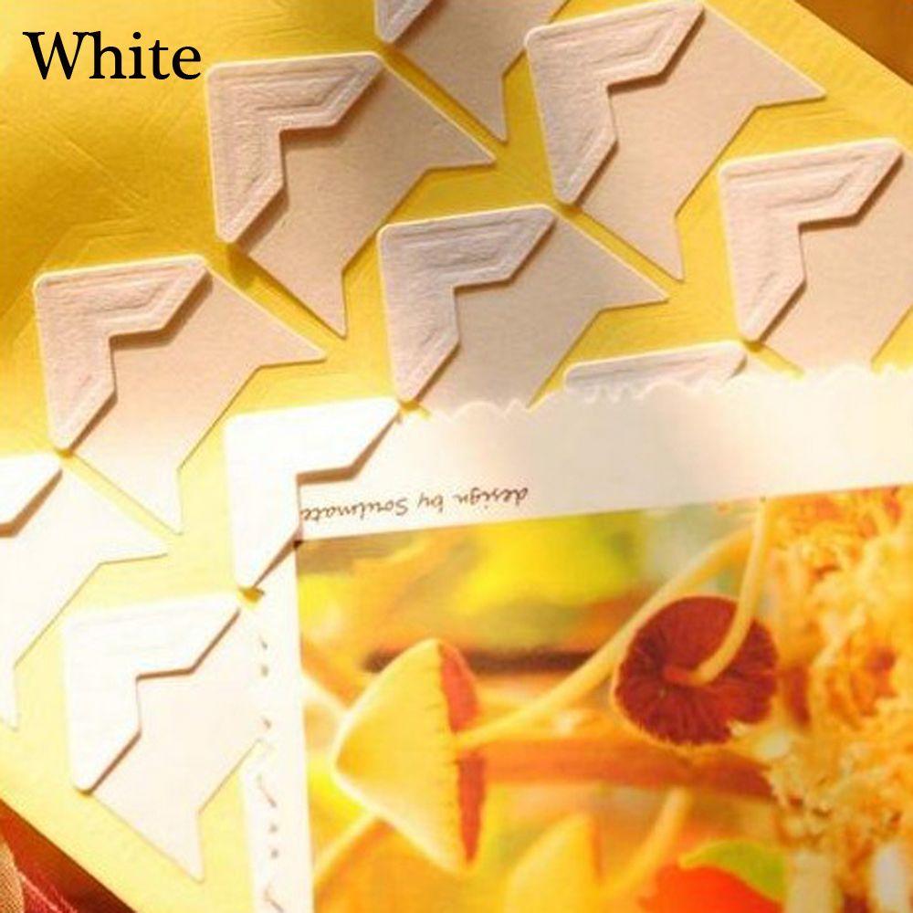 24pcs/lot DIY Vintage Corner kraft Paper Stickers for Photo Albums Frame Decoration Scrapbooking