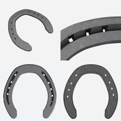 Real Horseshoe Iron Casting Handmade 2 PCs