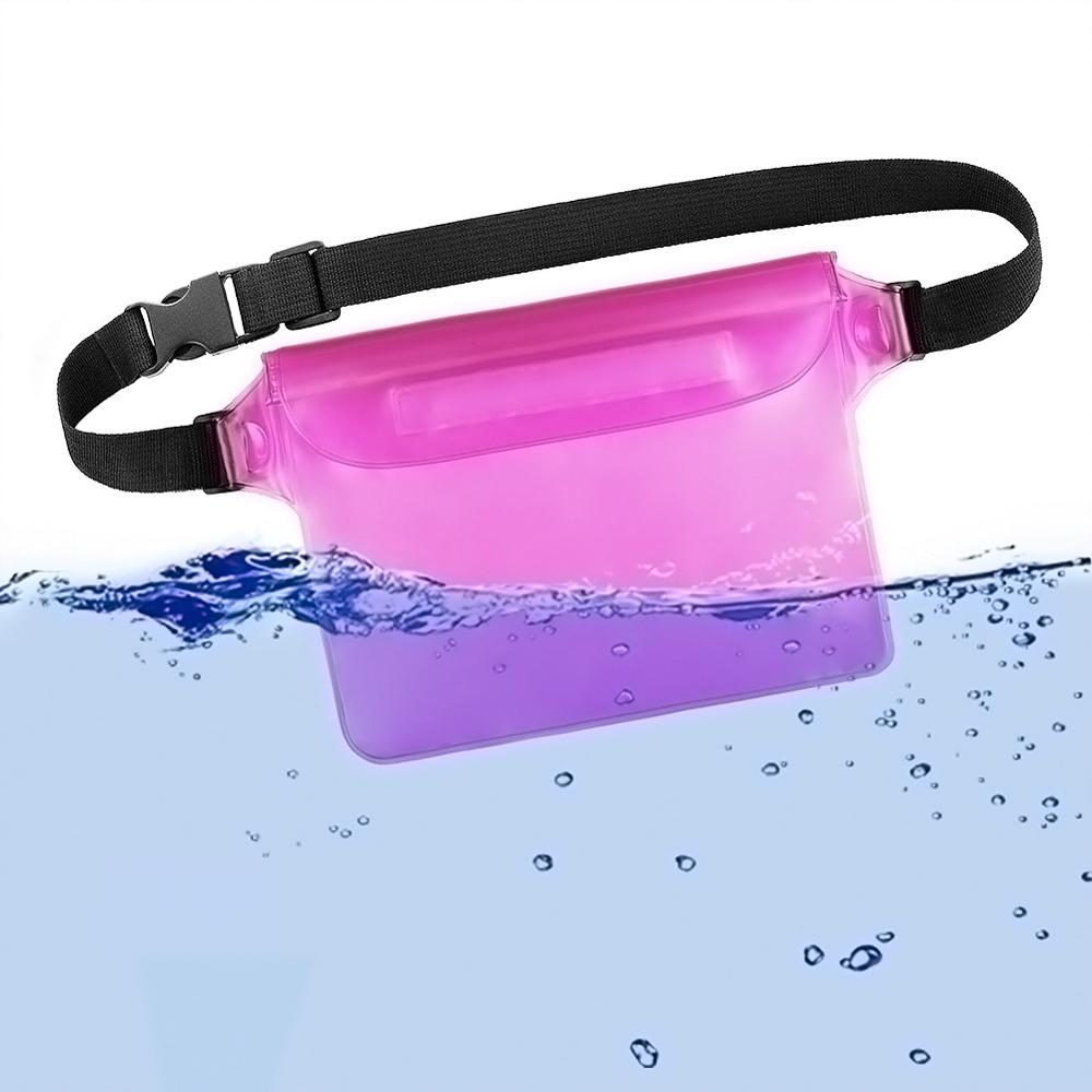 Udendørs dykkertaske drivende strand telefon vandtæt taske tre-lags forseglet touch screen mobiltelefon vandtætte lommer