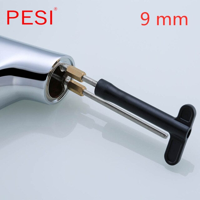 Faucet Wrench Pipe Spanner Plumbing Repair Tools Allen Key Tube Ring Socket Torque Wrench Ratchet Sink Hexagon Hollow Hex Key.: 9mm