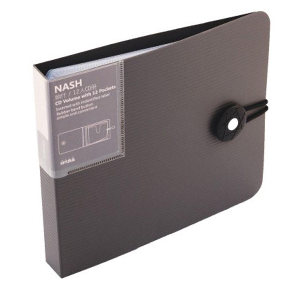 Étui pour CD 157x140x22mm, pochette pour DVD, sac de rangement pour disques, portefeuille en plastique, 12 étuis pour Cd: gray