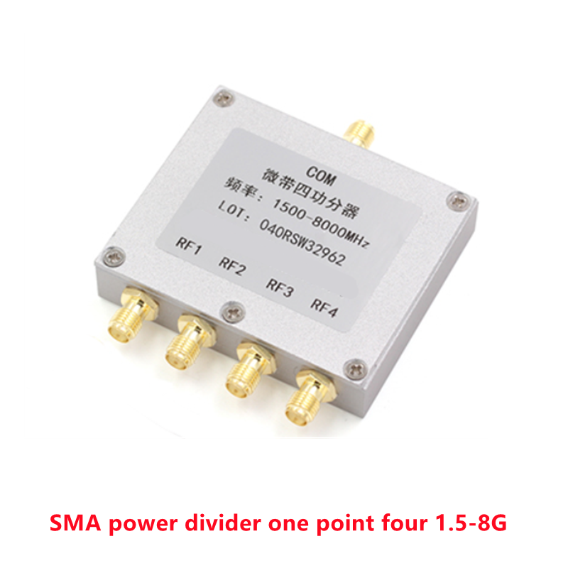 SMA Microstrip Power Splitter 1 to 4 RF Microstrip Power Splitter 0.5-8G SMA RF Combiner WIFI 2-6G Power Splitter 500-6000MHz: Lavender