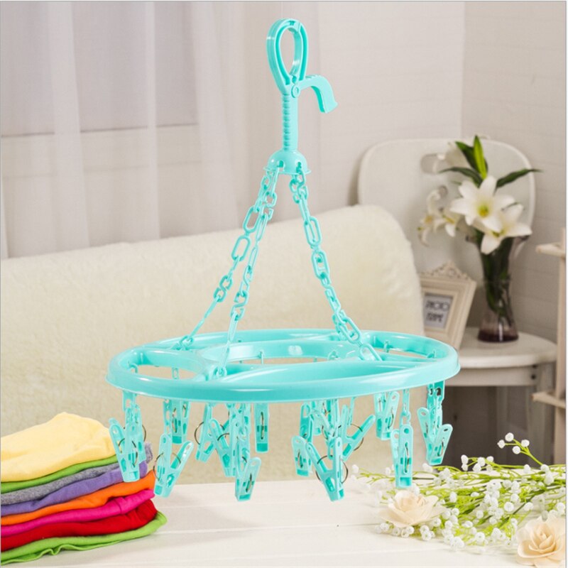 1pc Plastic Drying Rack Round Drying Rack Pantyhose Drying Rack Spring Plastic Drying Rack Clothes Racks for Hanging Clothes