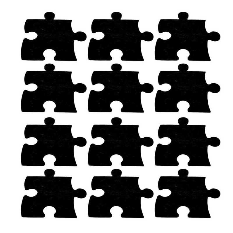 Acoustic Panel Sound Foam Irregular for Office Studio: black