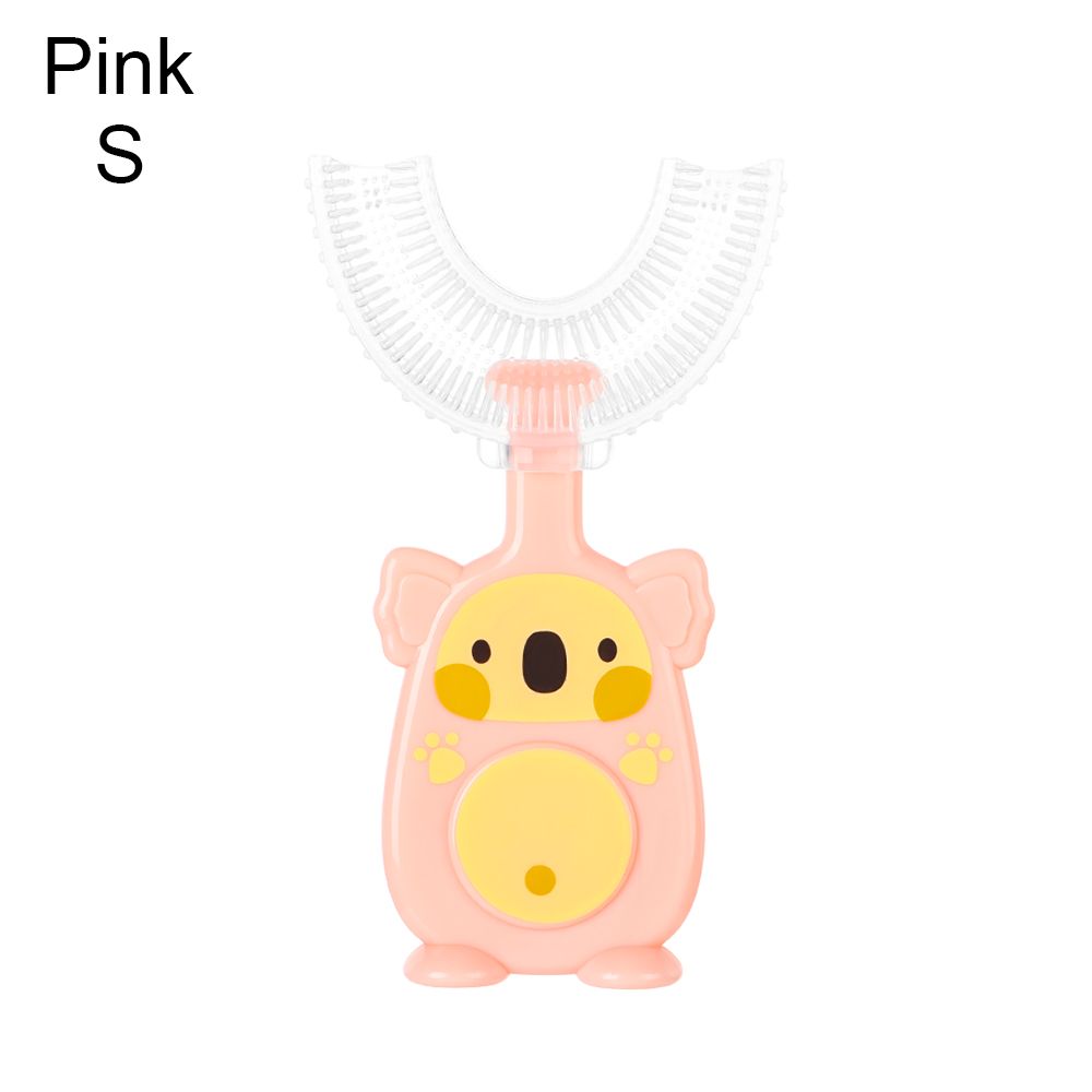 2-12years Schoonmaken Tool Tand Schoonmaken Koala Kinderen Tanden Borstel Oral Care Kinderen Tandenborstel Accessoires: pink-S