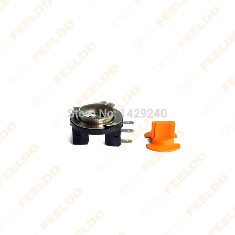 FEELDO 2pcs Car H15 DIT LED Bulb Socket For Fog Daytime Running Light Harness Wire Plug Connector #CA1114